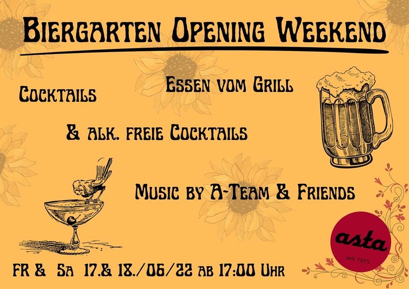Biergarten Opening Weekend