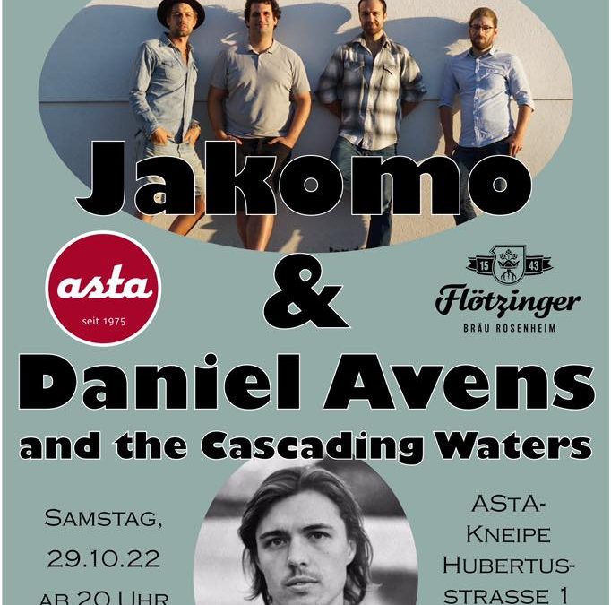 Jakomo & Daniel Avens and the Cascading Waters