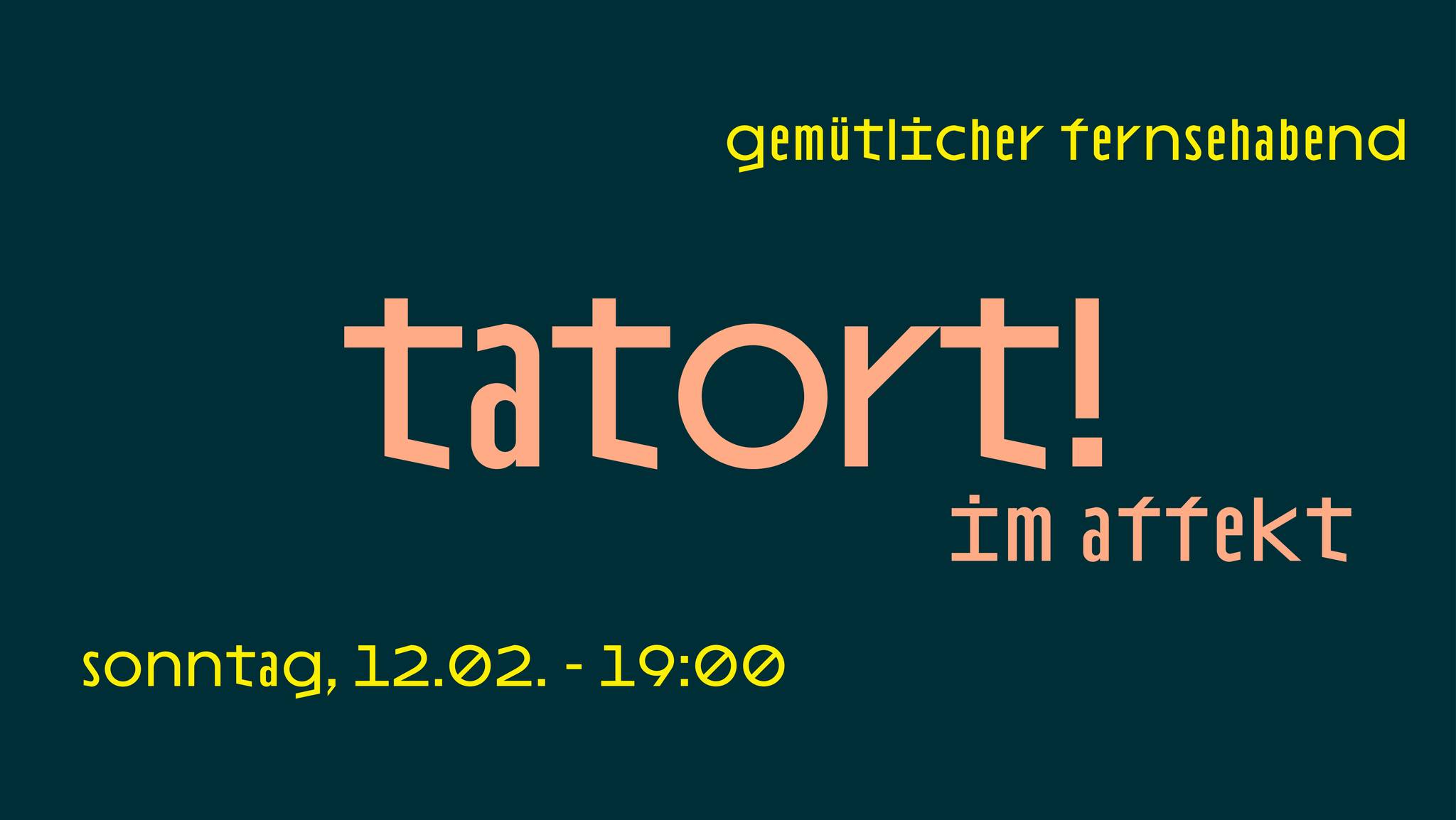 Tatort Im Affekt Asta Kneipe