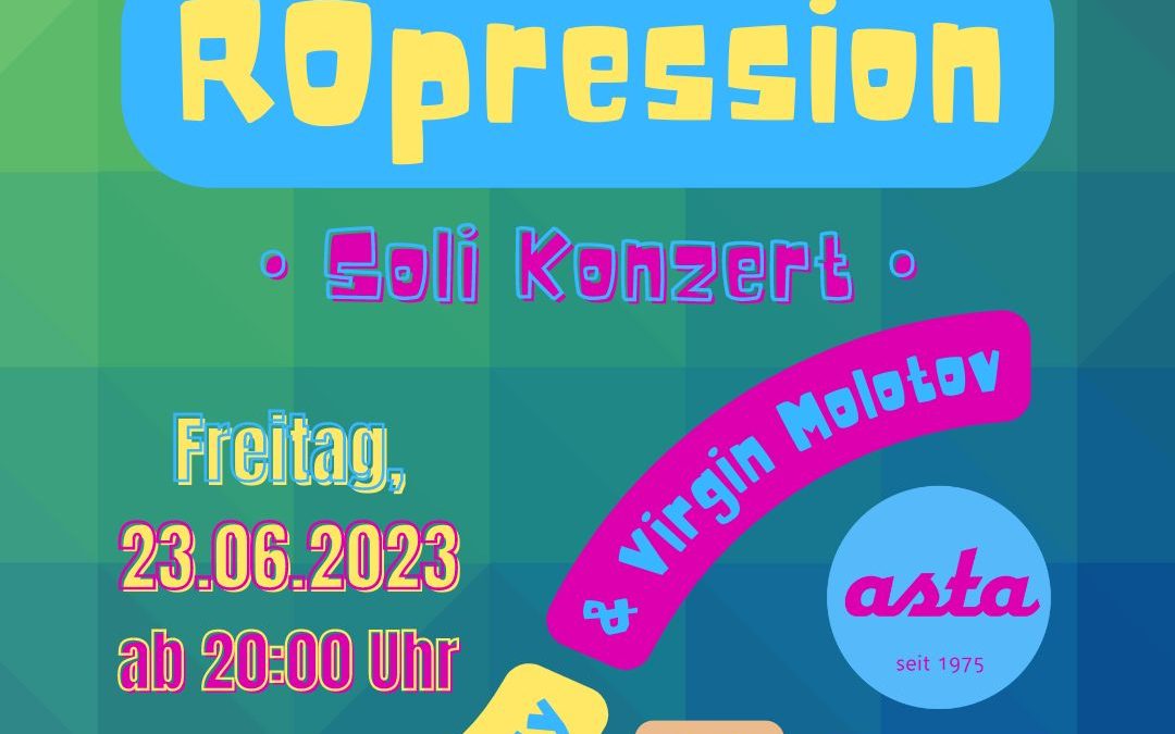 No ROpression Soli-Konzert // LIVE // abyssy / virgin molotov / cromo & lil shinner