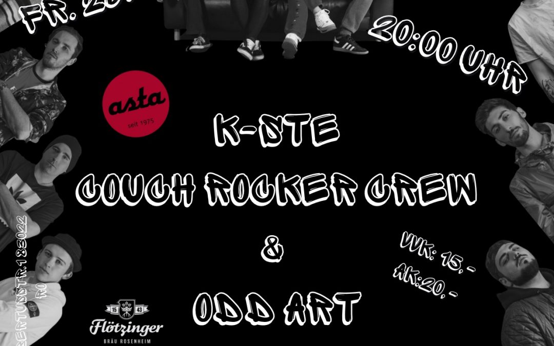 K-STE & Couch Rocker Crew & Odd Art